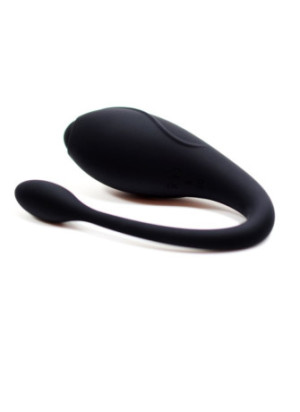 TANDEM Noir, stimulateur pour couple USB avec télécommande en silicone médical  - BQ125BLK